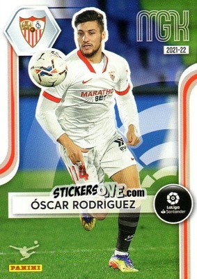 Cromo Óscar Rodríguez - Liga 2021-2022. Megacracks - Panini