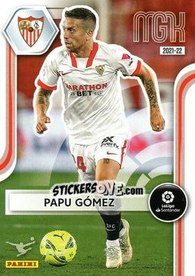 Sticker Papu Gómez - Liga 2021-2022. Megacracks n. 320 - Panini