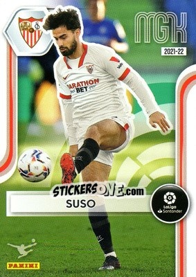 Sticker Suso - Liga 2021-2022. Megacracks - Panini