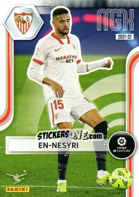 Sticker En-Nesyri - Liga 2021-2022. Megacracks n. 323 - Panini