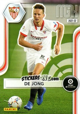 Sticker Luuk de Jong - Liga 2021-2022. Megacracks - Panini