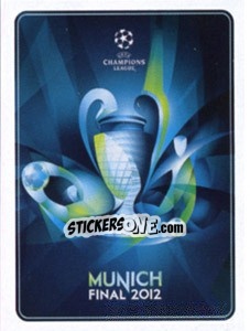 Sticker Poster Munich Final 2012 - UEFA Champions League 2011-2012 - Panini