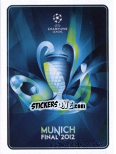 Sticker Poster Munich Final 2012 - UEFA Champions League 2011-2012 n. 4 - Panini