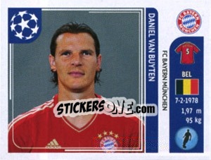 Figurina Daniel Van Buyten - UEFA Champions League 2011-2012 - Panini