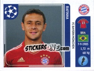 Sticker Rafinha - UEFA Champions League 2011-2012 - Panini