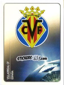Sticker Villarreal CF Badge - UEFA Champions League 2011-2012 n. 22 - Panini