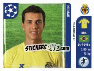 Sticker Nilmar - UEFA Champions League 2011-2012 n. 38 - Panini