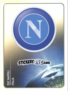 Cromo SSC Napoli Badge - UEFA Champions League 2011-2012 - Panini