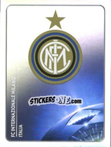 Cromo FC Internazionale Milano Badge - UEFA Champions League 2011-2012 - Panini