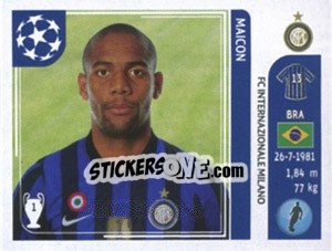 Sticker Maicon - UEFA Champions League 2011-2012 n. 79 - Panini