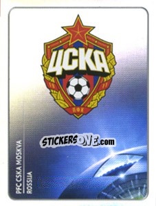 Sticker PFC CSKA Moskva Badge - UEFA Champions League 2011-2012 - Panini