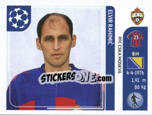 Sticker Elvir Rahimic - UEFA Champions League 2011-2012 n. 97 - Panini