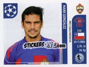 Sticker Mark González - UEFA Champions League 2011-2012 - Panini