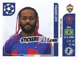 Sticker Vagner Love - UEFA Champions League 2011-2012 - Panini