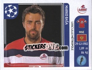 Sticker Marko Baša - UEFA Champions League 2011-2012 - Panini