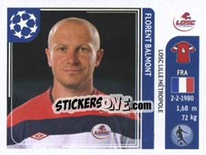 Cromo Florent Balmont - UEFA Champions League 2011-2012 n. 115 - Panini
