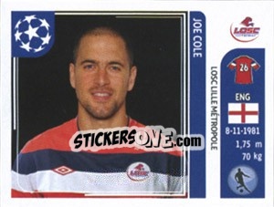 Figurina Joe Cole - UEFA Champions League 2011-2012 - Panini