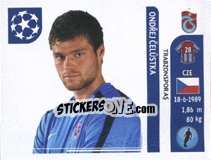 Sticker Ondrej Celustka - UEFA Champions League 2011-2012 - Panini