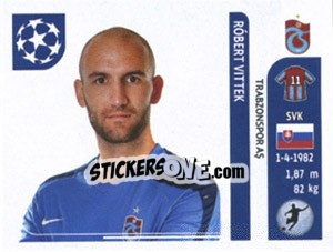 Sticker Robert Vittek - UEFA Champions League 2011-2012 - Panini