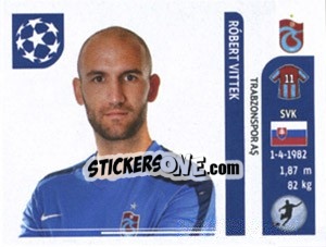 Sticker Robert Vittek - UEFA Champions League 2011-2012 n. 138 - Panini
