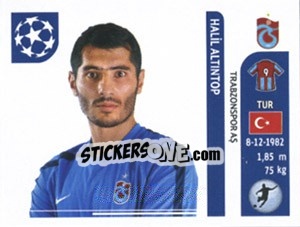 Sticker Halil Altintop - UEFA Champions League 2011-2012 n. 139 - Panini