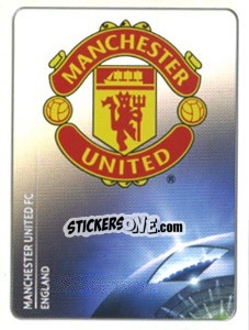 Sticker Manchester United FC Badge - UEFA Champions League 2011-2012 n. 141 - Panini