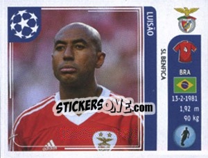 Sticker Luisao - UEFA Champions League 2011-2012 n. 160 - Panini