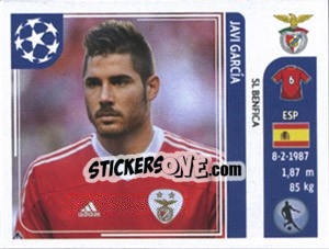 Sticker Javi Garcia - UEFA Champions League 2011-2012 n. 166 - Panini