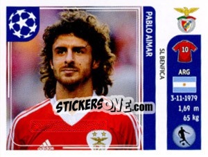 Sticker Pablo Aimar - UEFA Champions League 2011-2012 - Panini