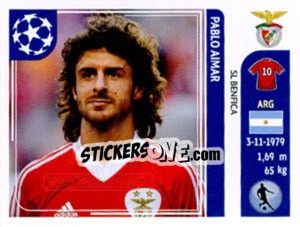 Sticker Pablo Aimar - UEFA Champions League 2011-2012 n. 169 - Panini
