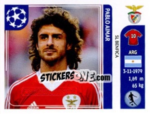 Cromo Pablo Aimar - UEFA Champions League 2011-2012 - Panini