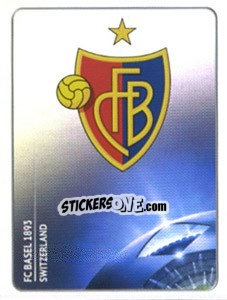 Cromo FC Basel 1893 Badge - UEFA Champions League 2011-2012 - Panini