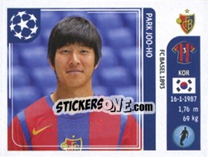 Cromo Park Joo-Ho - UEFA Champions League 2011-2012 - Panini