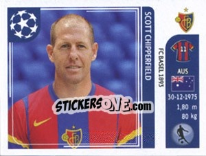 Sticker Scott Chipperfield - UEFA Champions League 2011-2012 - Panini