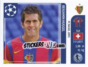 Sticker Benjamin Huggel - UEFA Champions League 2011-2012 - Panini