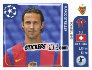Sticker Marco Streller - UEFA Champions League 2011-2012 n. 191 - Panini
