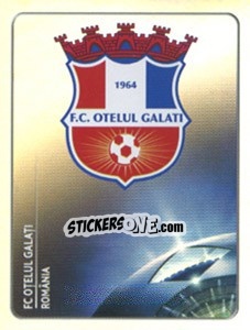 Cromo FC Otelul Galati Badge - UEFA Champions League 2011-2012 - Panini