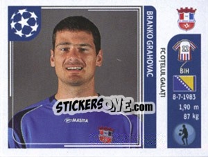Sticker Branko Grahovac - UEFA Champions League 2011-2012 - Panini