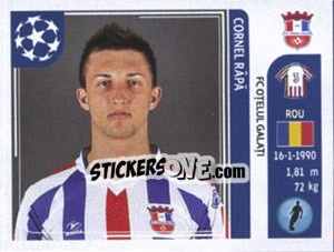 Figurina Cornel Rapa - UEFA Champions League 2011-2012 - Panini