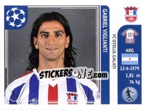 Sticker Gabriel Viglianti - UEFA Champions League 2011-2012 - Panini