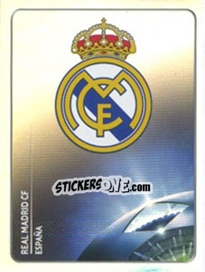 Sticker Real Madrid CF Badge - UEFA Champions League 2011-2012 n. 209 - Panini