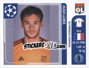 Sticker Hugo Lloris - UEFA Champions League 2011-2012 - Panini
