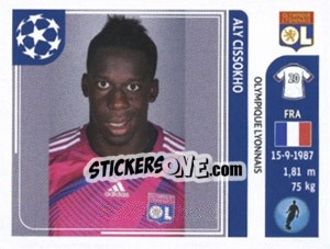 Sticker Aly Cissokho - UEFA Champions League 2011-2012 n. 232 - Panini