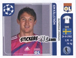 Sticker Kim Kallstrom - UEFA Champions League 2011-2012 - Panini