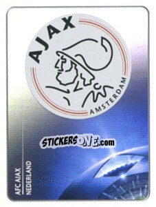 Cromo AFC Ajax Badge - UEFA Champions League 2011-2012 - Panini