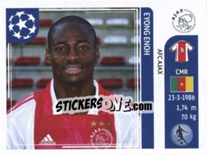 Sticker Eyong Enoh - UEFA Champions League 2011-2012 n. 255 - Panini