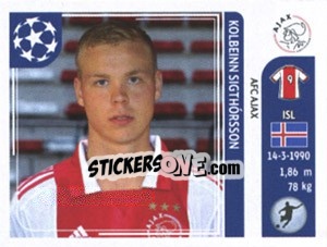 Sticker Kolbeinn Sigthórsson - UEFA Champions League 2011-2012 n. 259 - Panini