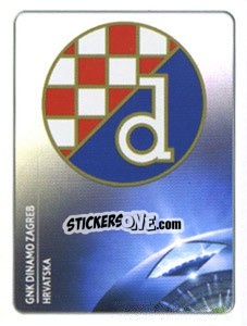 Sticker GNK Dinamo Zagreb Badge - UEFA Champions League 2011-2012 n. 260 - Panini