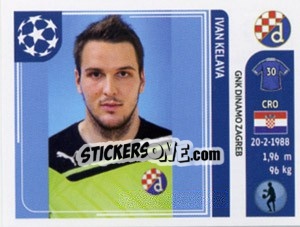 Sticker Ivan Kelava - UEFA Champions League 2011-2012 - Panini