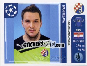 Sticker Ivan Kelava - UEFA Champions League 2011-2012 n. 261 - Panini